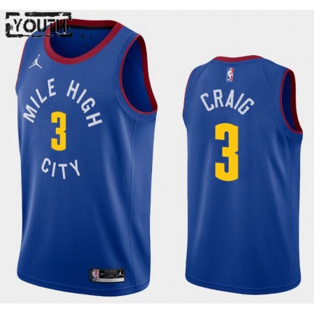 Dres Denver Nuggets Torrey Craig 3 2020-21 Jordan Brand Statement Edition Swingman - Dječji